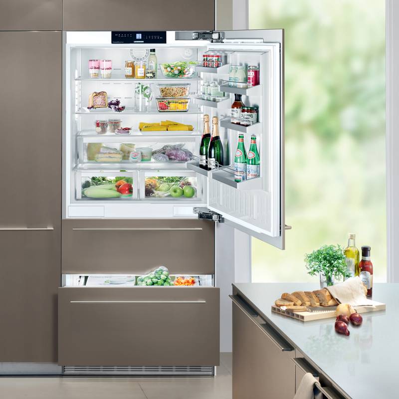 Чем отличается встраиваемый холодильник от обычного
