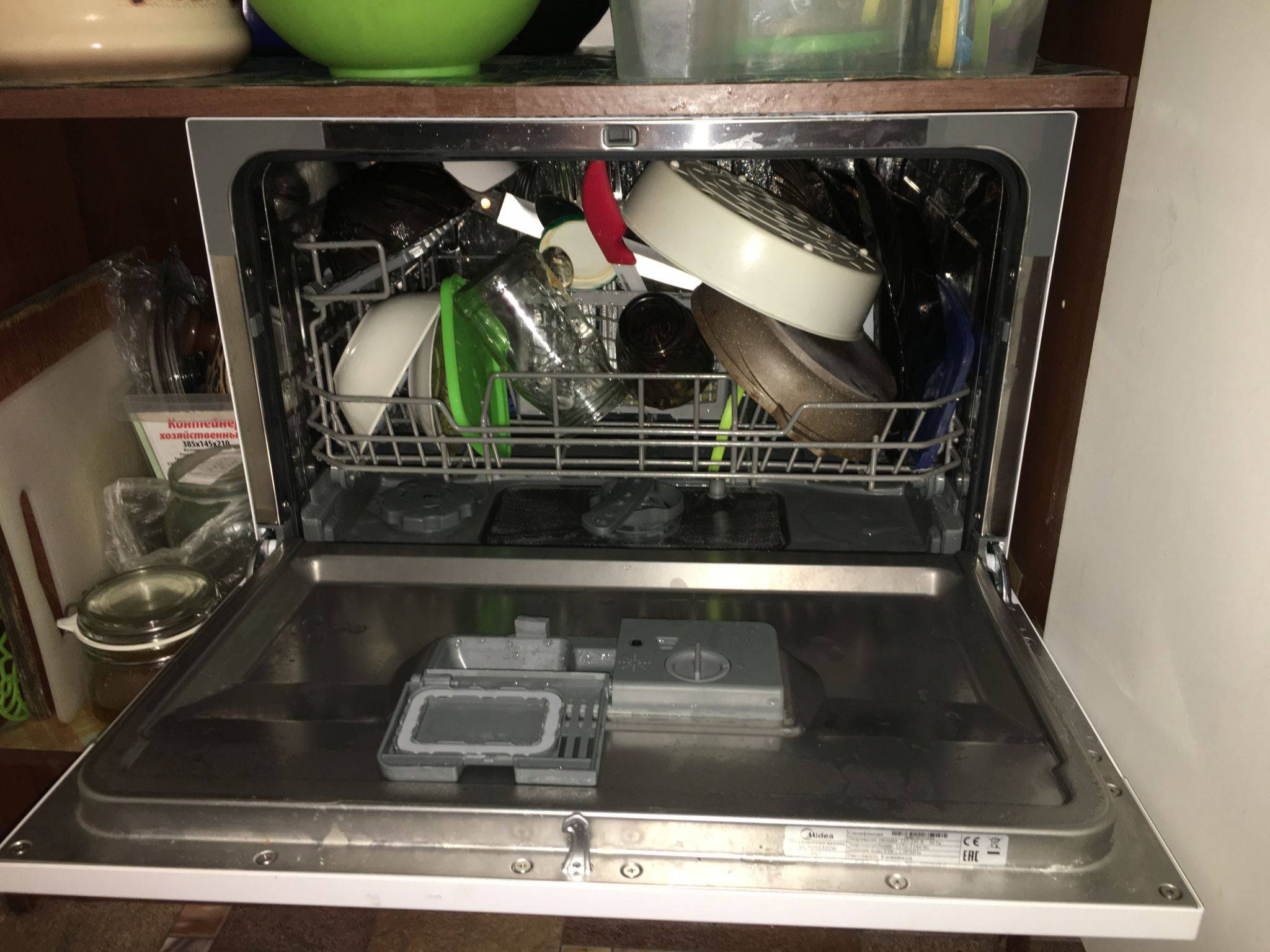 Как запустить новую посудомоечную машину