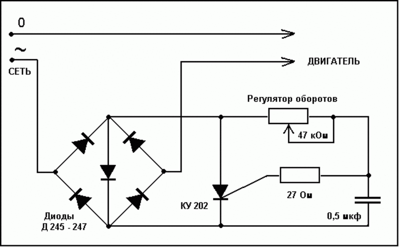 2 способа плавного пуска электроинструмента с обычной розетки - ошибки и правила подключения для болгарки, торцовочной пилы через krrqd12a.