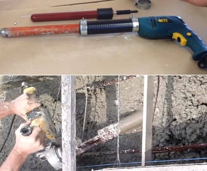 Как сделать вибратор для бетона из перфоратора и дрели своими руками
