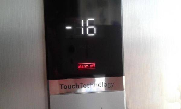 Почему мигает датчик температуры в холодильнике бош?