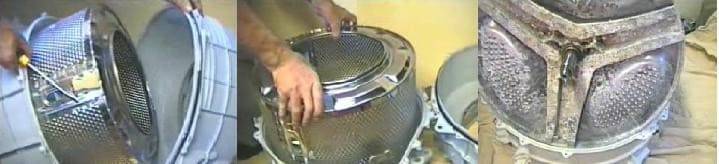 Стучит барабан стиральной машины причина. Барабан стиральной машины Титаниум глубокий. Titanium барабан стиральной машины.