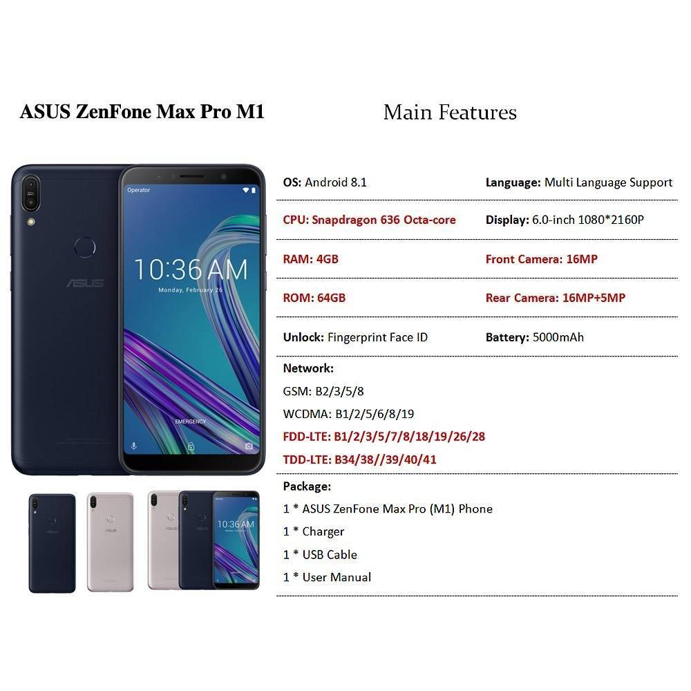 Asus zenfone max pro m1 zb601kl - notebookcheck-ru.com