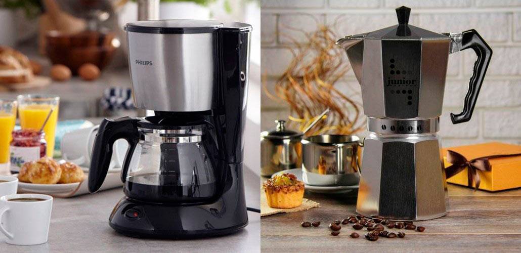 Какая кофеварка лучше – капельная или рожковая?