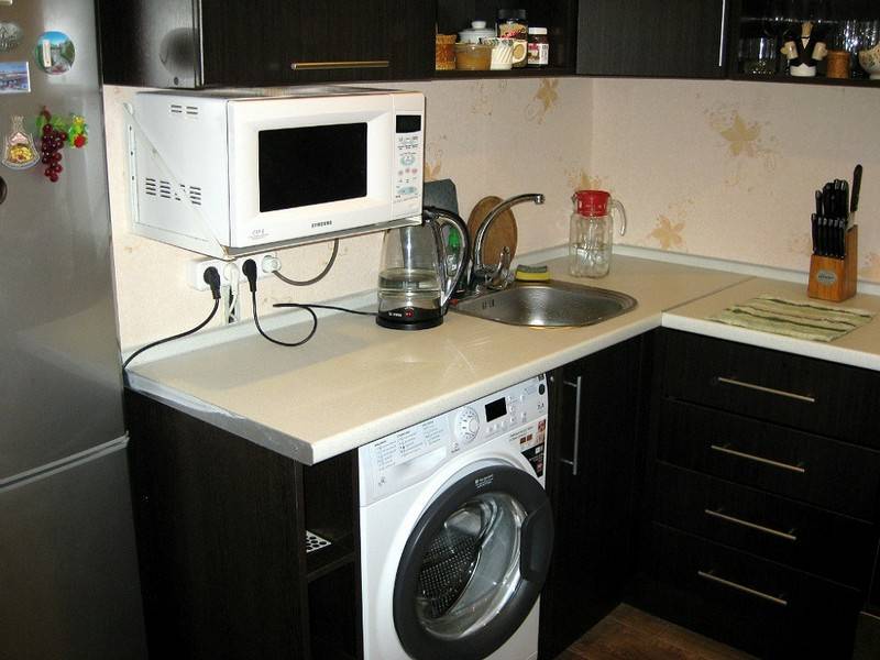 Можно ли ставить микроволновку на стиральную машину автомат ✅: как правильно установить