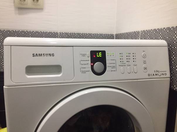 Ошибка h1 на стиральной машине samsung: что означает и как исправить?