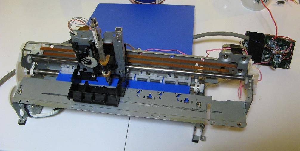 Чпу плоттер в виде принтера на arduino своими руками.