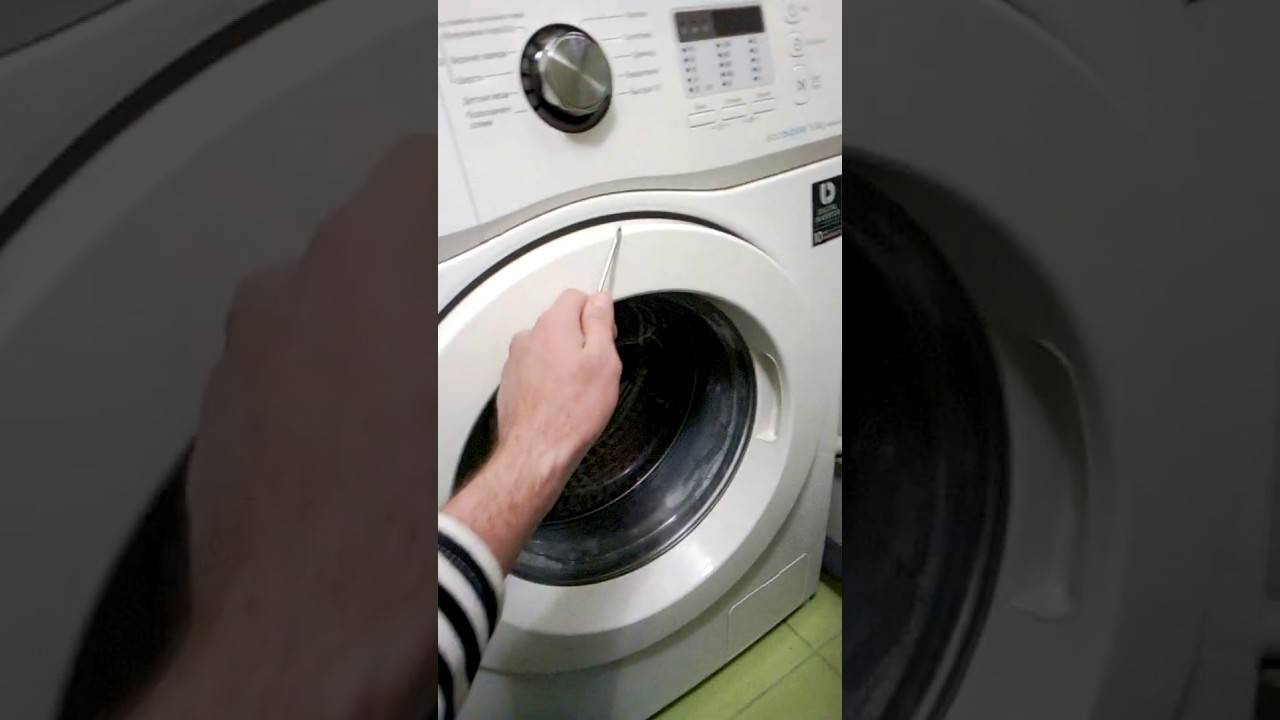 Не открывается дверь стиральной машины: что делать, чтобы исправить