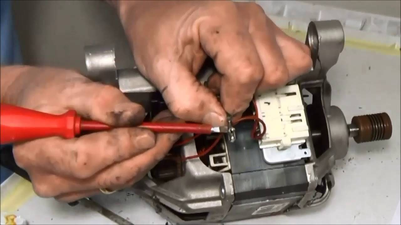 Как самостоятельно проверить двигатель стиральной машины