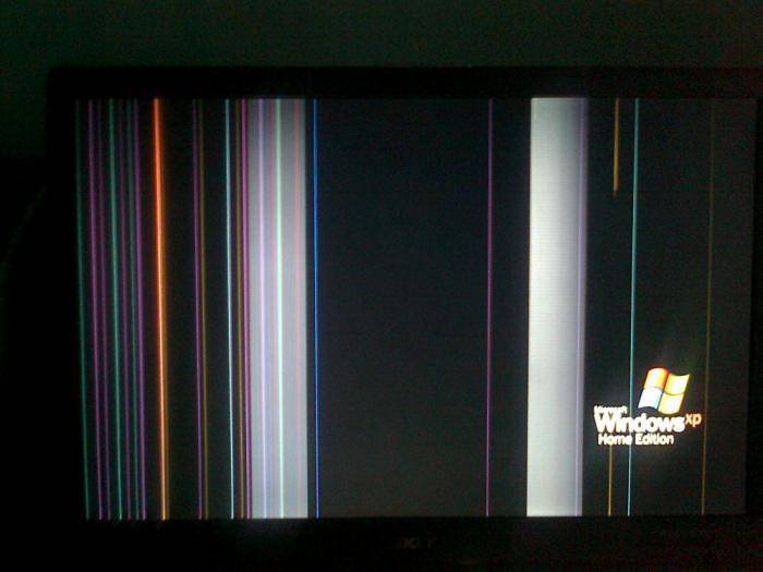Почему на экране телевизора появились полосы
