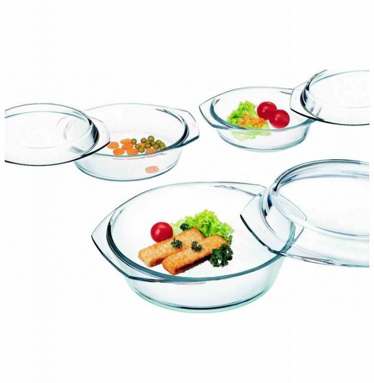 Стеклянная посуда для духовки, стеклянный противень и форма для запекания в микроволновке, посуда для выпечки