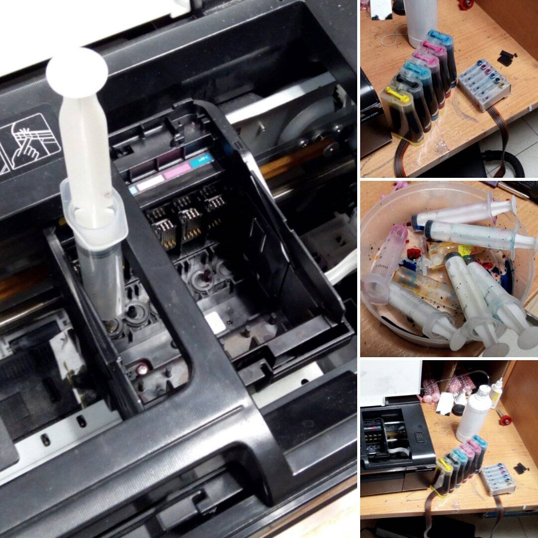 Как прочистить картриджи в принтерах hp, canon, epson и других
