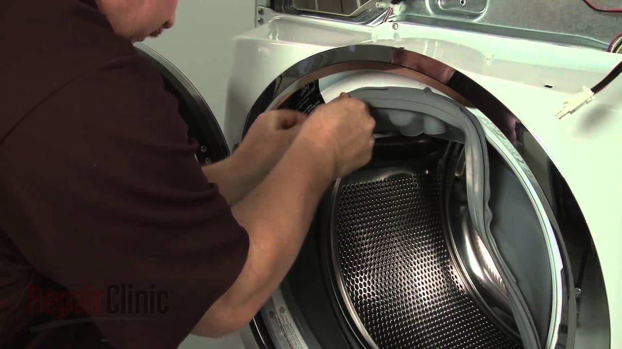 Как снять манжет со стиральной машины занусси, бош, вирпул, lg, самсунг.