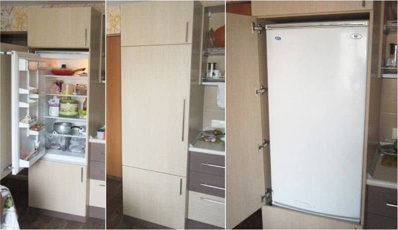 Холодильник встроенный в шкаф: инструкция по монтажу. установка встроенного холодильникаинформационный строительный сайт
