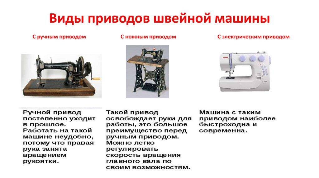 Виды швейных машин по типу управления и функционалу