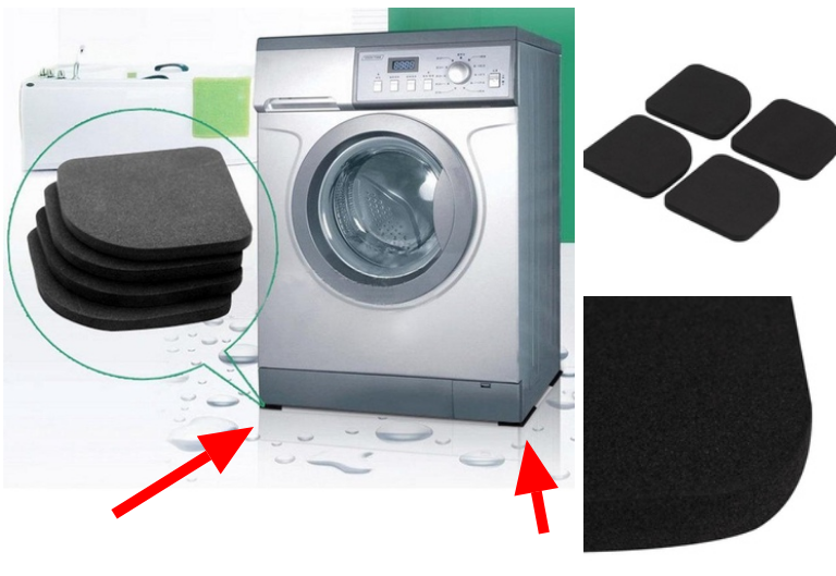 Антивибрационные подставки и коврики для стиральных машин