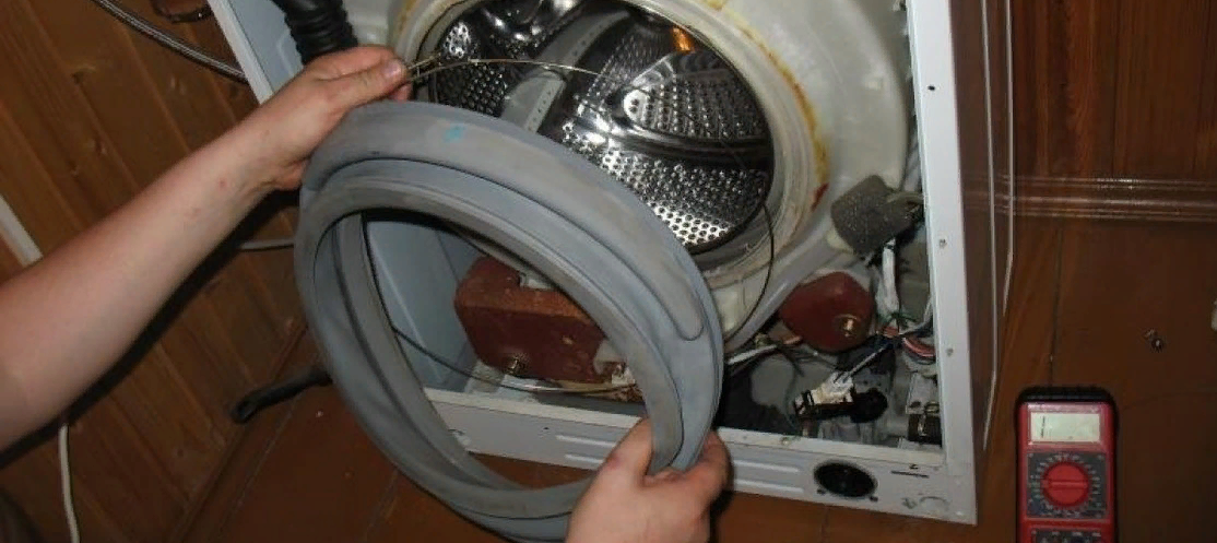 Как надеть резинку на барабан стиральной машины самостоятельно