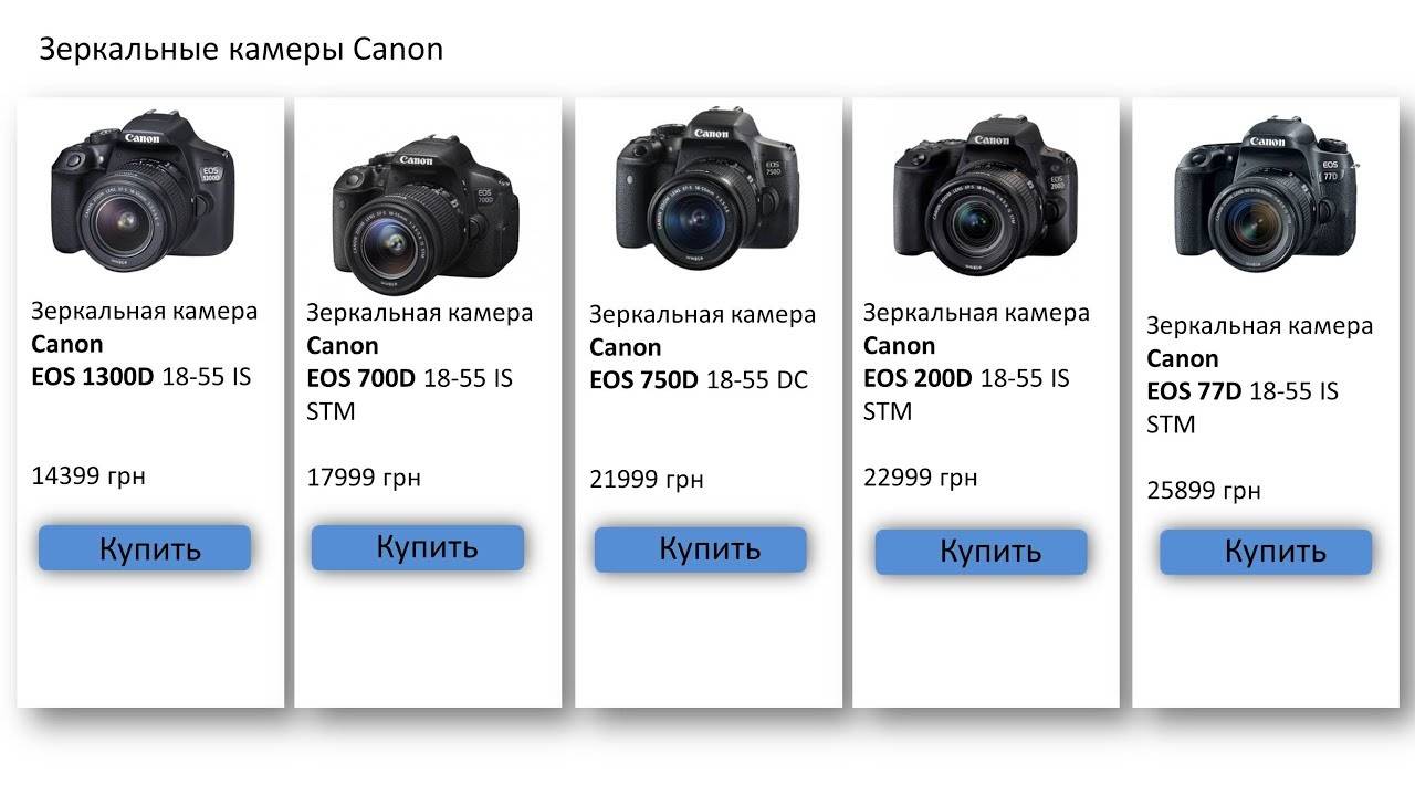 Зеркальные фотокамеры canon: тестируем и сравниваем все модели| ichip.ru
