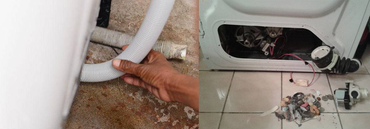 Как почистить сливной шланг в стиральной машине?
