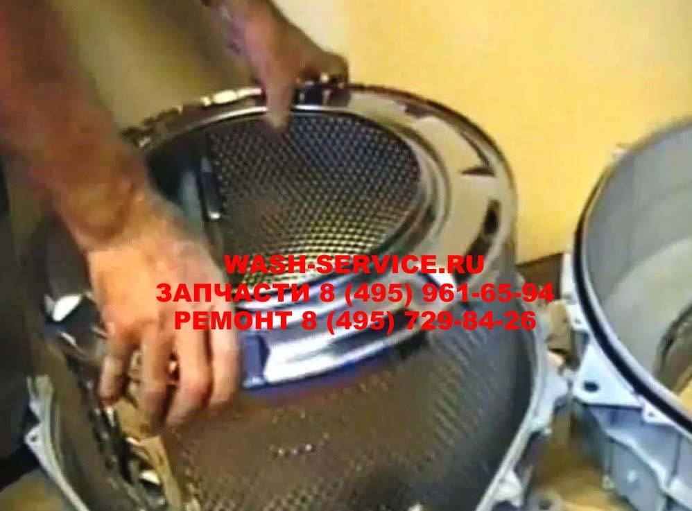 Как снять барабан со своей стиральной машины