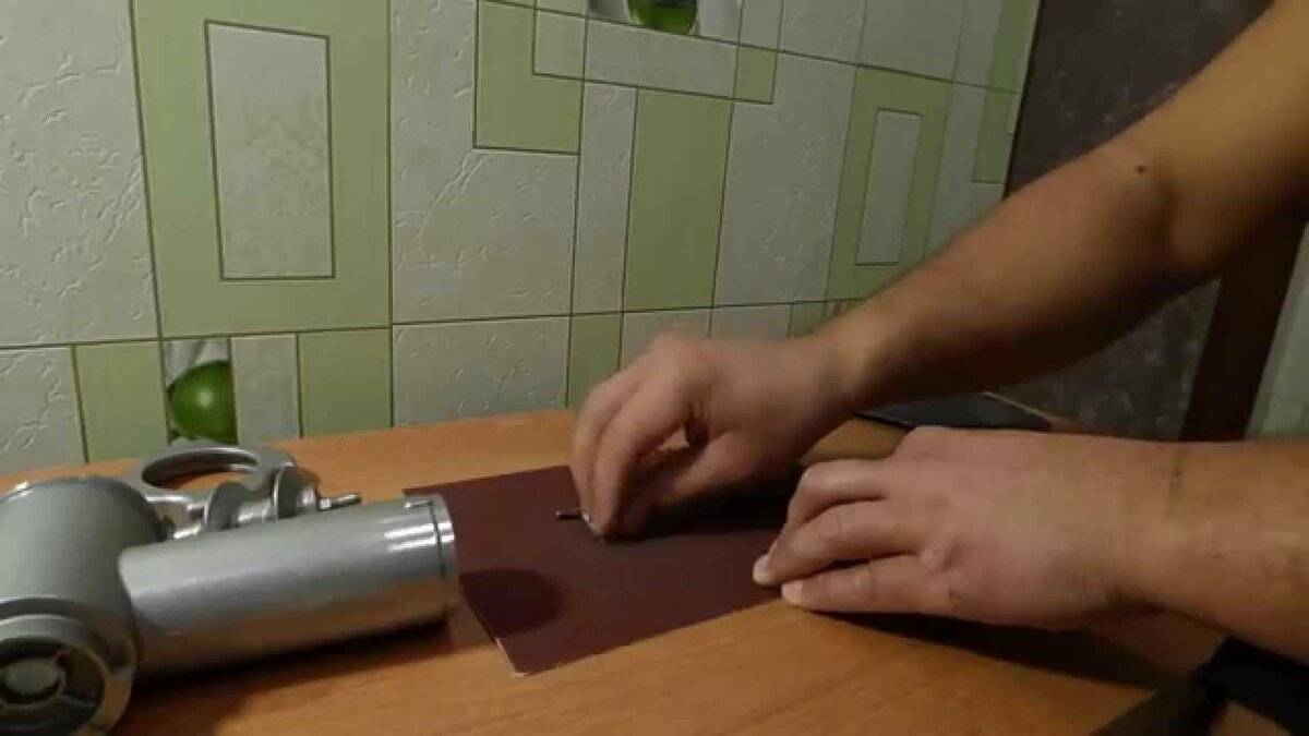 Как правильно заточить нож для мясорубки
