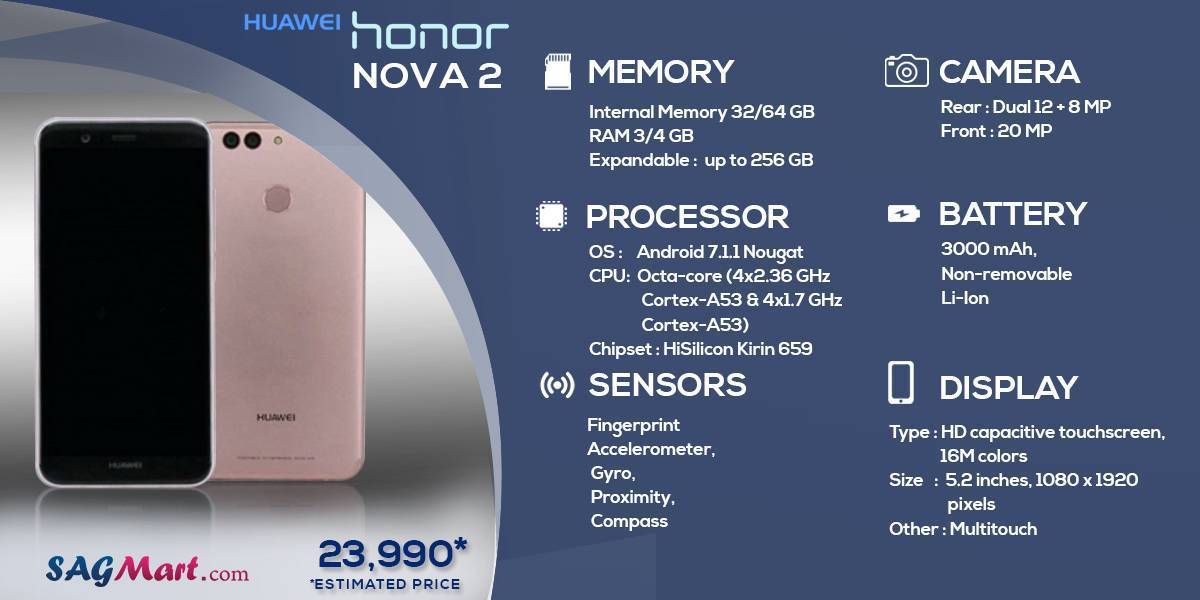 Huawei Nova 2 Plus – увеличенная копия с аналогичными недочетами