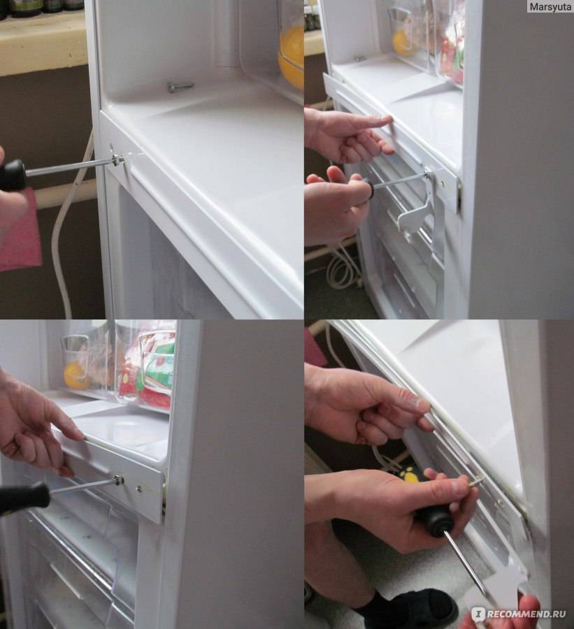 Как переставить дверь на холодильнике: инструкции и полезные рекомендации