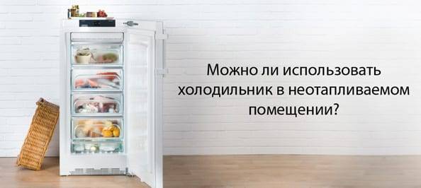 Можно ли хранить выключенный холодильник на морозе