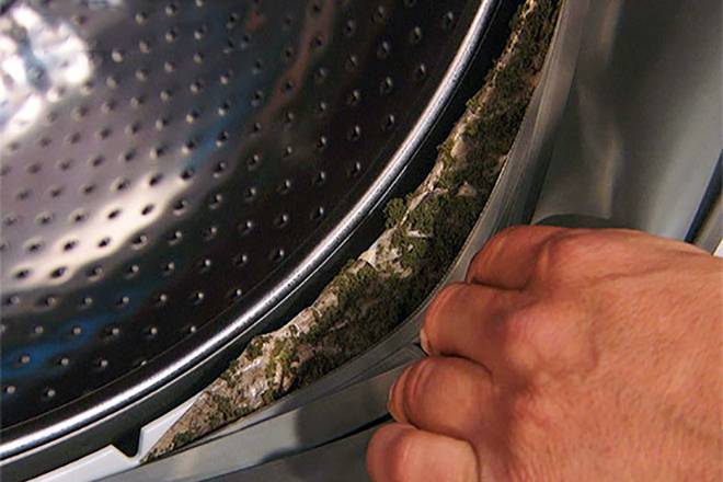 Почистить резинку в стиральной машине автомат. видео, чем и как отмыть?