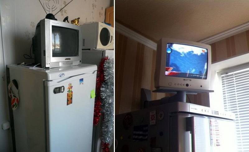 Можно ли ставить телевизор на холодильник, в чем тут риск
