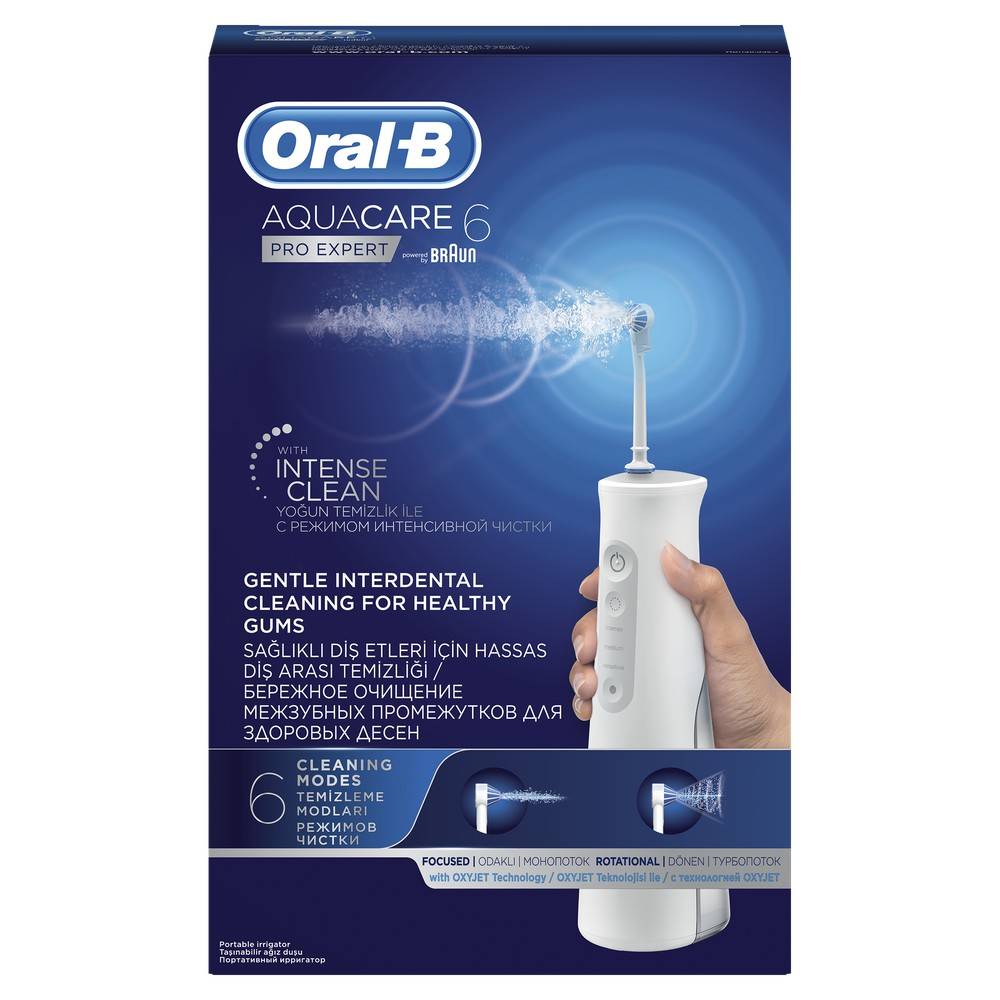 Обзор ирригатора oral-b professional care oxyjet md20: характеристики и отзывы