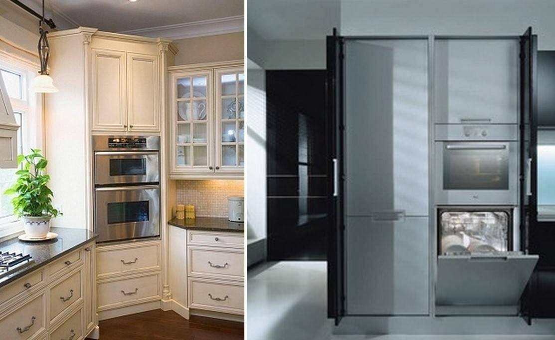 Как встроить холодильник в кухонный гарнитур – профессиональный подход