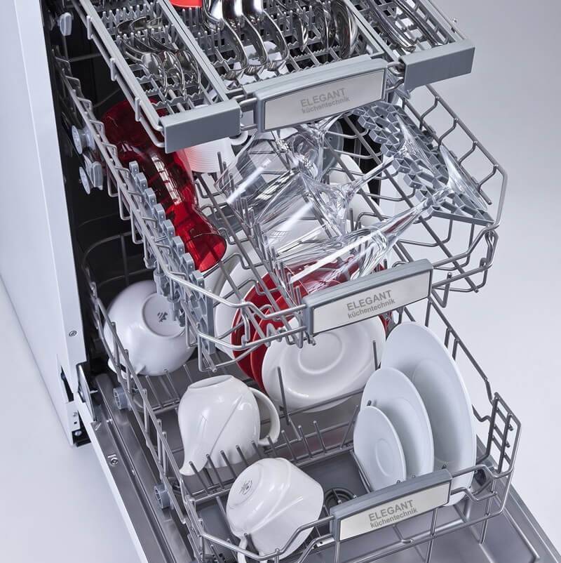 Половинная загрузка посудомоечной машины: что это и как работает функция