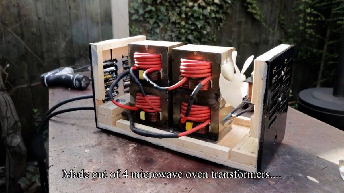 Сварочный аппарат из микроволновки своими руками: использование трансформатора свч