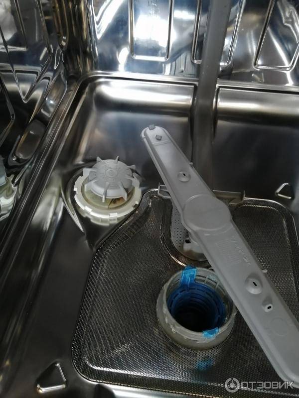 Посудомоечная машина не сливает воду: что делать, видео