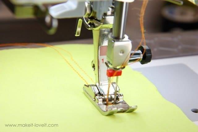 Способы применения двойных игл для швейной машинки. обсуждение на liveinternet