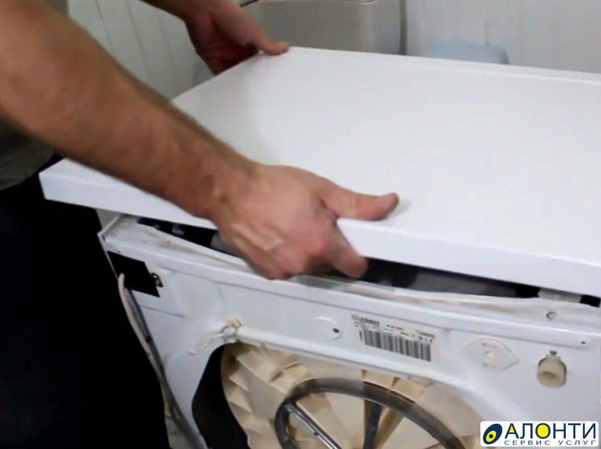 Инструкция по снятию верхней крышки в стиральных машинах Индезит
