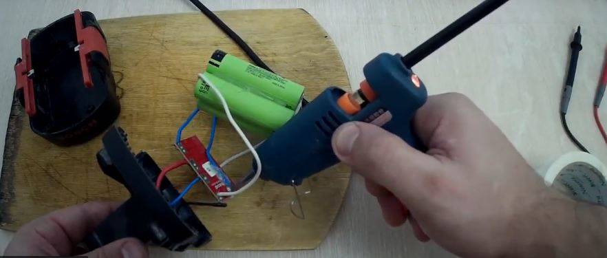 Как отремонтировать аккумулятор шуруповёрта