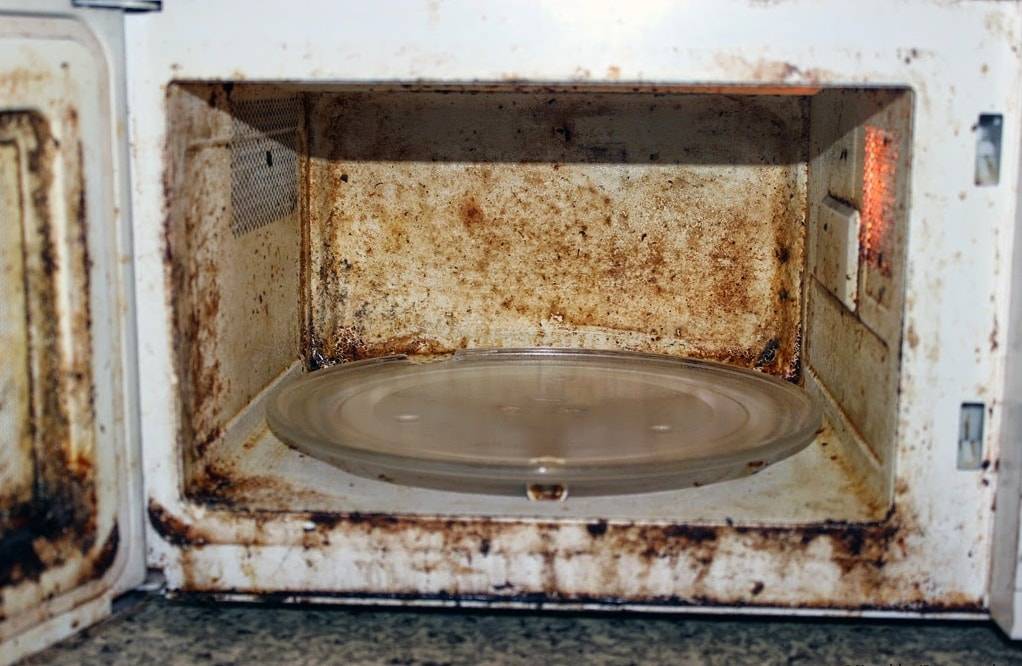 Как отмыть микроволновку внутри от жира в домашних условиях, чем ее очистить
