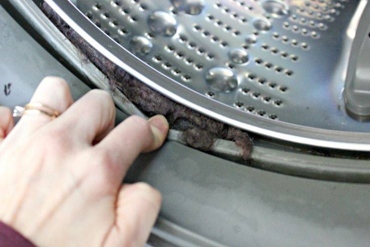 Как отмыть резинку в стиральной машине от грязи