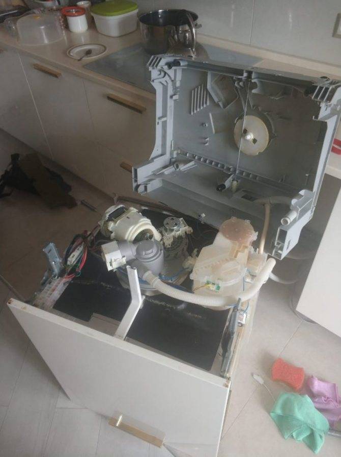 Встраиваемая посудомоечная машина бош: обзор, разбор, ремонт