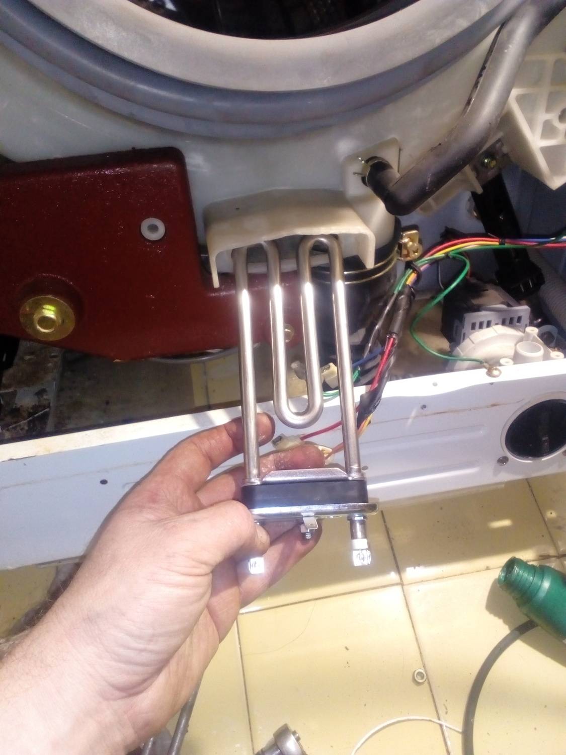 Замена нагревательного элемента в стиральной машинке hansa - меняем тэн с пошаговой инструкцией