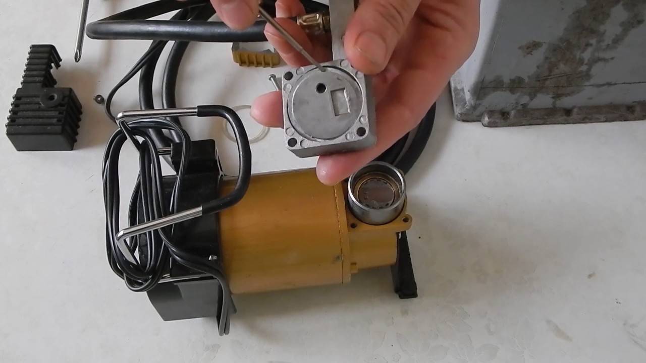 Устройство автомобильного компрессора для подкачки шин и его ремонт своими руками