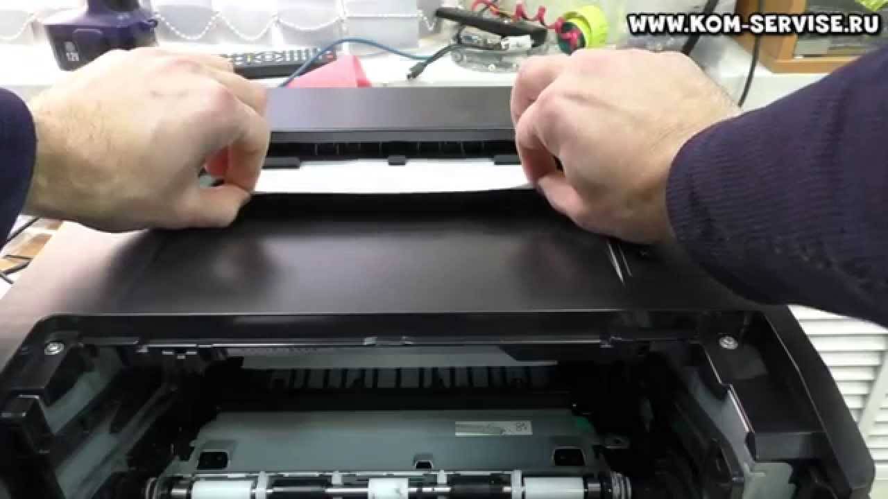 Как устранить замятие бумаги в принтере