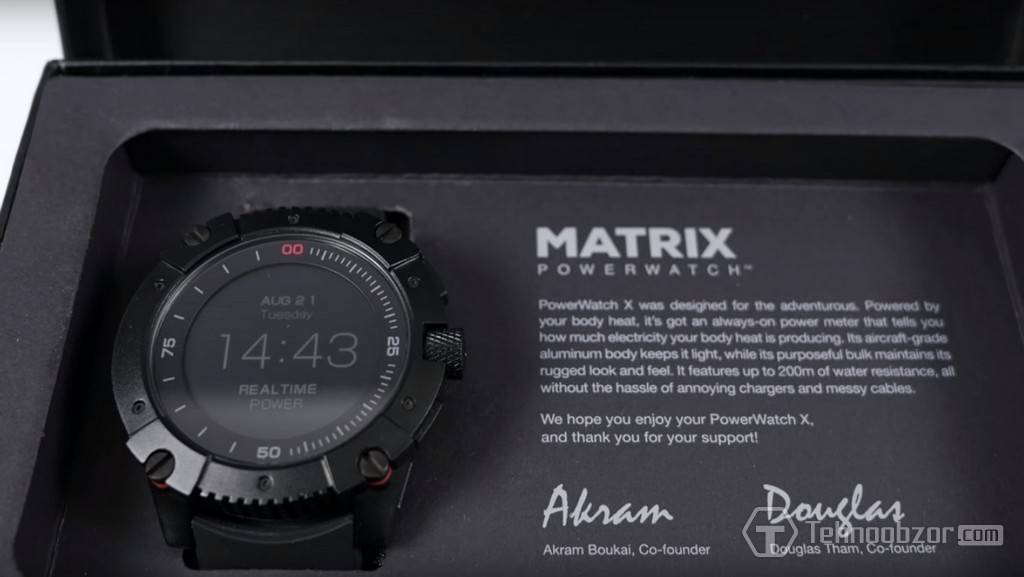 «вечные» часы. matrix powerwatch
