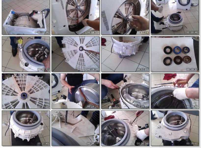 Замена подшипника стиральной машины самсунг своими руками - вместе мастерим