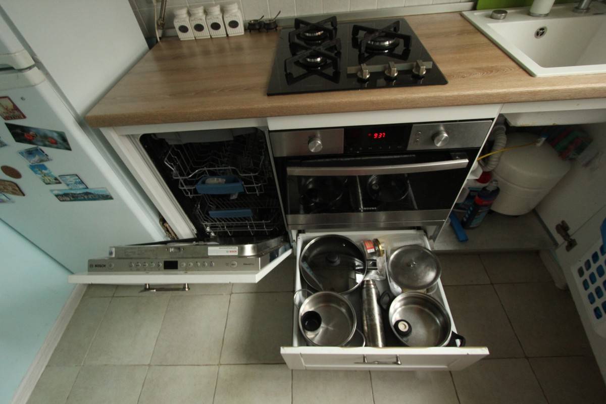 Как встроить не встраиваемую посудомойку — виды посудомоек, практическая установка