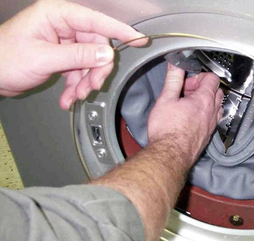 Как снять резинку с барабана стиральной машины: инструкция для новичков