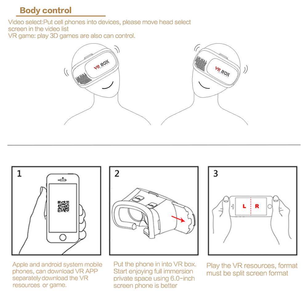 Как пользоваться очками виртуальной реальности для смартфона. подключение и настройка vr box 2 для смартфона